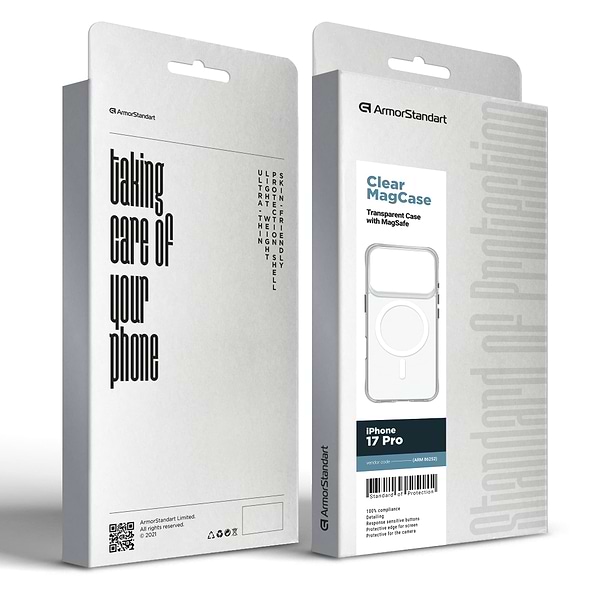 Фото - Чехол для смартфона Armorstandart Clear MagCase for Apple iPhone 17 Pro Tansparent (ARM86252)