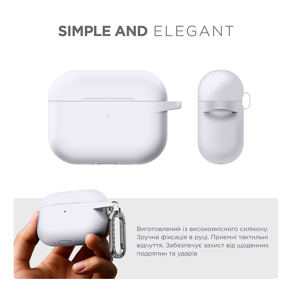 Фото - Чехол для наушников Armorstandart Hang Case for Apple AirPods Pro 3 White (ARM88284)