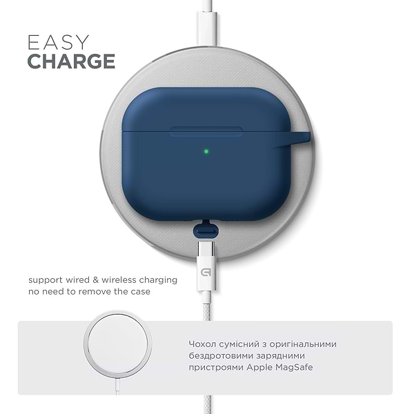 Фото - Чехол для наушников Armorstandart Hang Case for Apple AirPods Pro 3 Lake Blue (ARM88273)