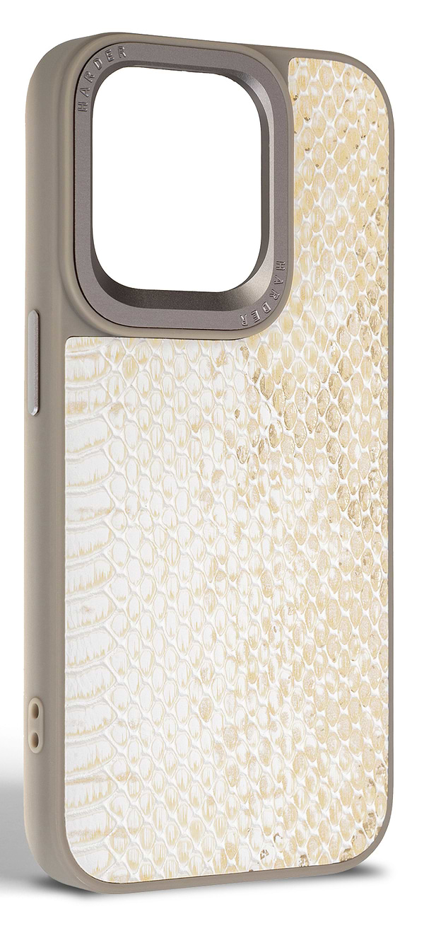 Фото - Чохол для смартфону Harder Snake Pattern for Apple iPhone 14 Pro White Cream (ARM76807)