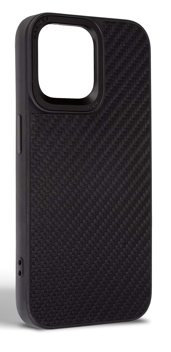 Фото - Чохол для смартфону Harder Carbon Pattern for Apple iPhone 15 Pro Max Black (ARM76778)