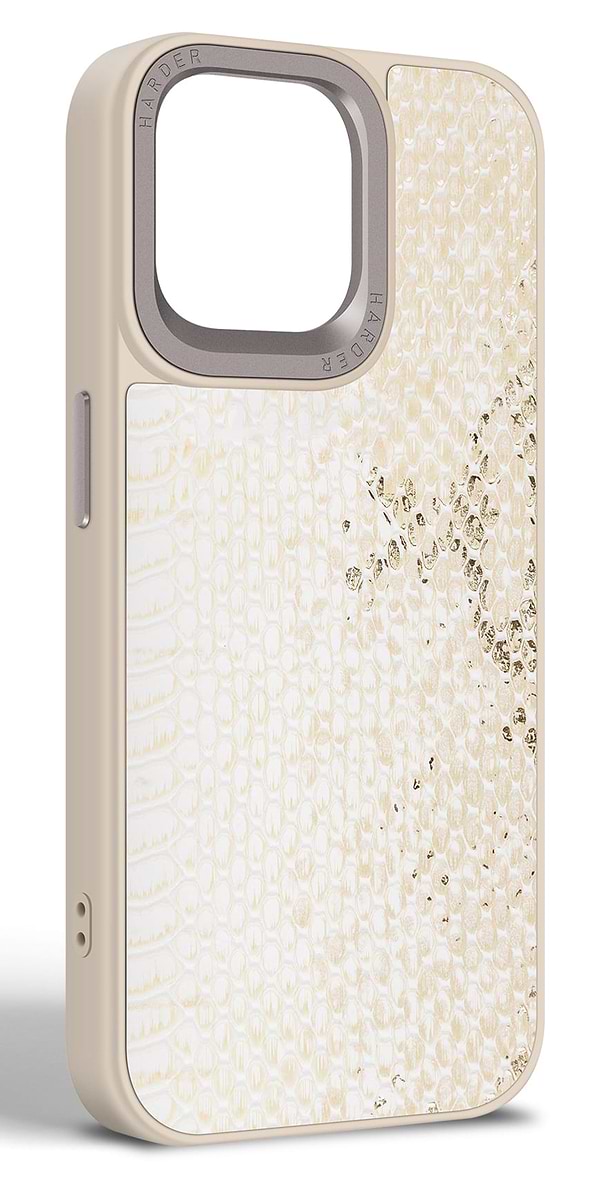 Фото - Чохол для смартфону Harder Snake Pattern for Apple iPhone 15 Pro Max White Cream (ARM76801)
