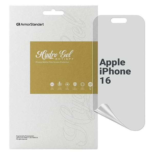 Фото - Захисна плівка для смартфону Armorstandart Anti-spy for Apple iPhone 16 (ARM80745)