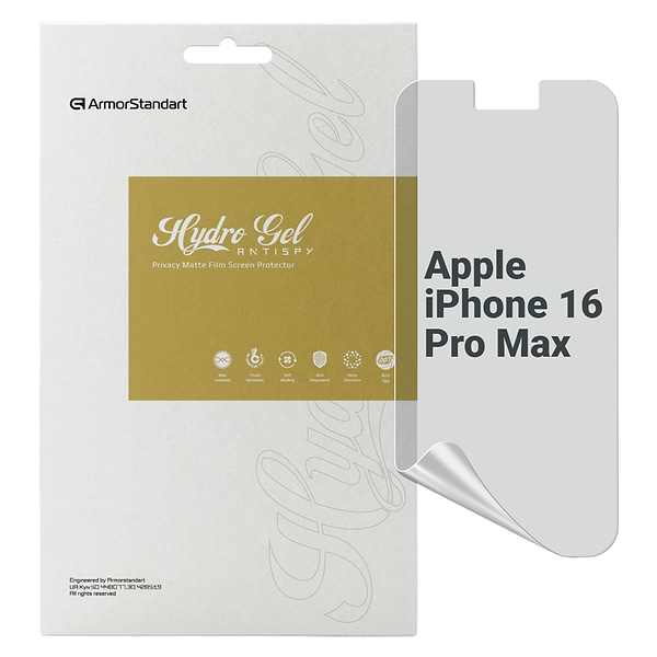 Фото - Захисна плівка для смартфону Armorstandart Anti-spy for Apple iPhone 16 Pro Max (ARM80748)