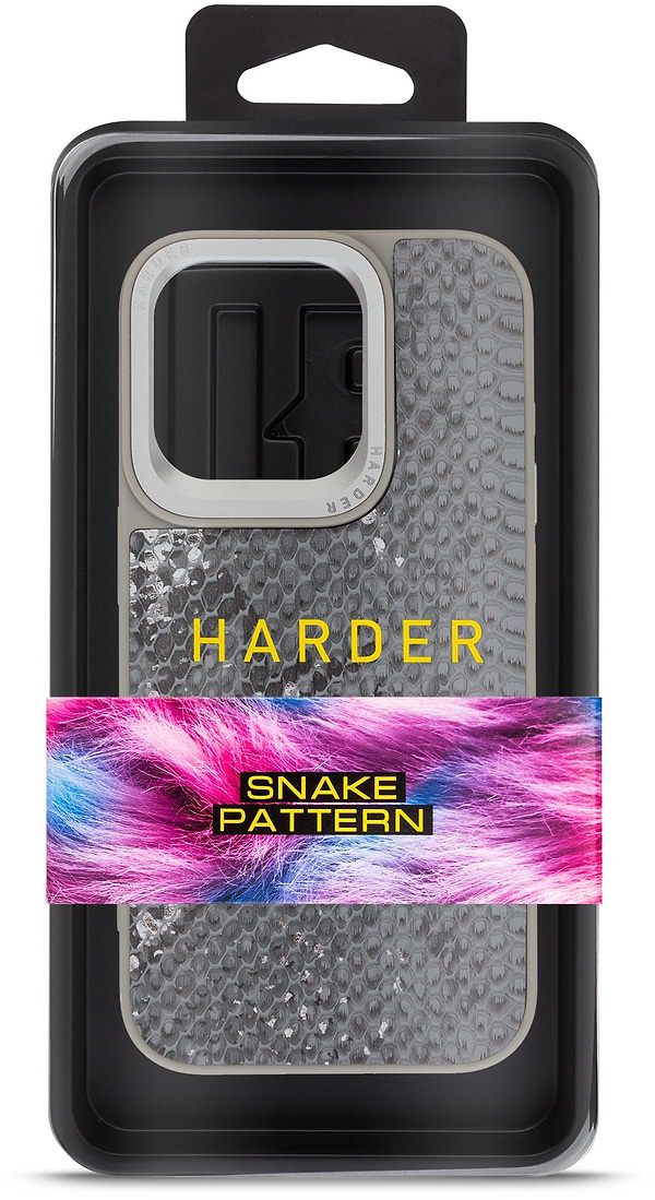 Фото - Чохол для смартфону Harder Snake Pattern for Apple iPhone 14 Pro Grey Silver (ARM76810)