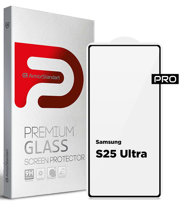 Фото - Захисне скло для смартфону Armorstandart Pro for Samsung S25 Ultra Black (ARM81613)