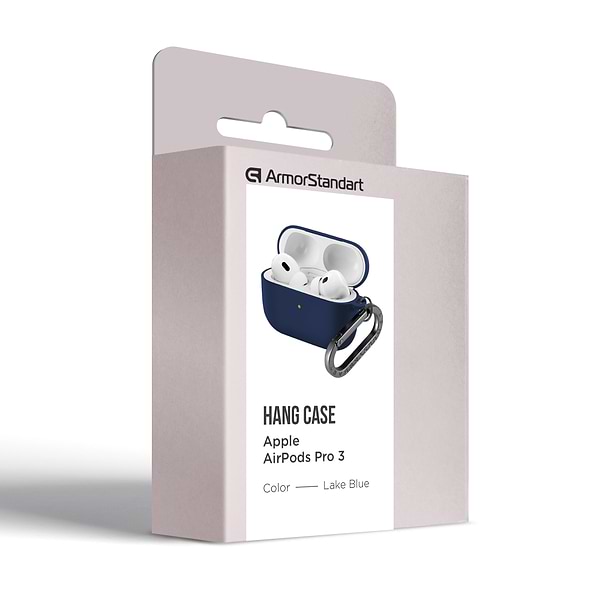 Фото - Чехол для наушников Armorstandart Hang Case for Apple AirPods Pro 3 Lake Blue (ARM88273)