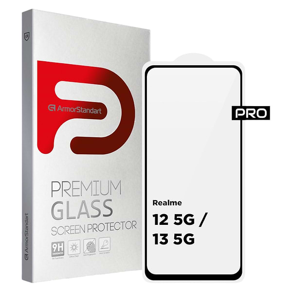 Фото - Захисне скло для смартфону Armorstandart Pro for Realme 12 5G / 13 5G Black (ARM77900)