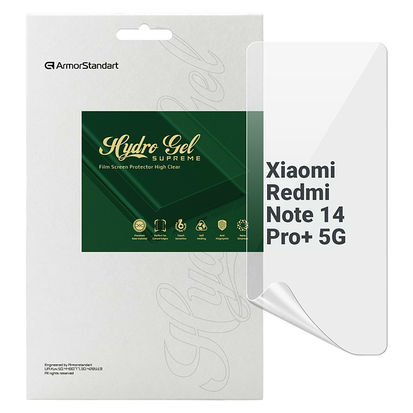 Фото - Захисна плівка для смартфону Armorstandart Supreme for Xiaomi Redmi Note 14 Pro+ 5G (ARM83431) Фото - Захисна плівка для смартфону Armorstandart Supreme for Xiaomi Redmi Note 14 Pro+ 5G (ARM83431)