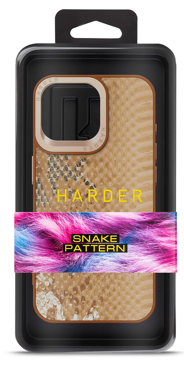 Фото - Чохол для смартфону Harder Snake Pattern for Apple iPhone 15 Pro Max Beige (ARM76800)