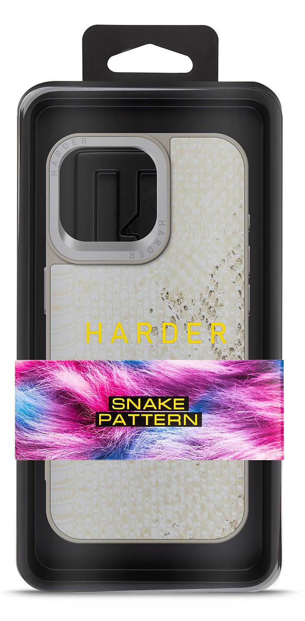 Фото - Чохол для смартфону Harder Snake Pattern for Apple iPhone 15 Pro Max White Cream (ARM76801)