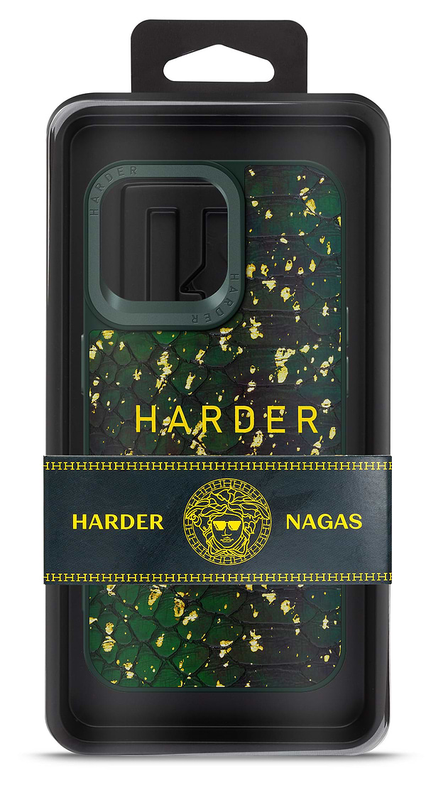 Фото - Чохол для смартфону Harder Nagas for Apple iPhone 15 Pro Max Green (ARM76743)