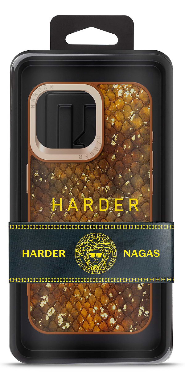 Фото - Чохол для смартфону Harder Nagas for Apple iPhone 15 Pro Max Brown (ARM76745)