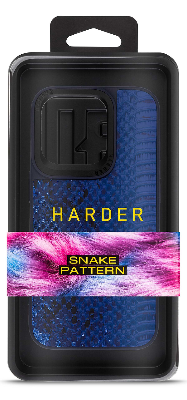 Фото - Чехол для смартфона Harder Snake Pattern for Apple iPhone 15 Pro Blue Mystic (ARM76796)