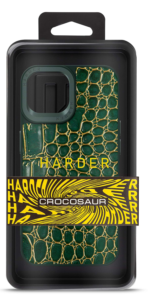 Фото - Чехол для смартфона Harder Crocosaur for Apple iPhone 14 Green (ARM76714)
