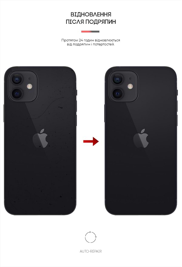 Фото - Защитная пленка для смартфона Armorstandart на заднюю панель for Apple iPhone 12/12 Pro Carbone (ARM61060)