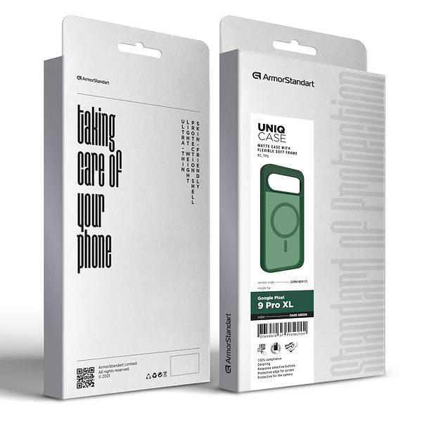 Фото - Чохол для смартфону ArmorStandart Uniq MagCase для Google Pixel 10 Pro XL / 9 Pro XL Dark Green (ARM80917)