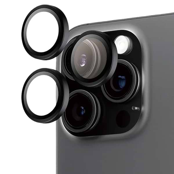 Фото - Захисне скло для смартфону Armorstandart для камери AR for iPhone 16 Pro / 16 Pro Max Black (ARM79408)