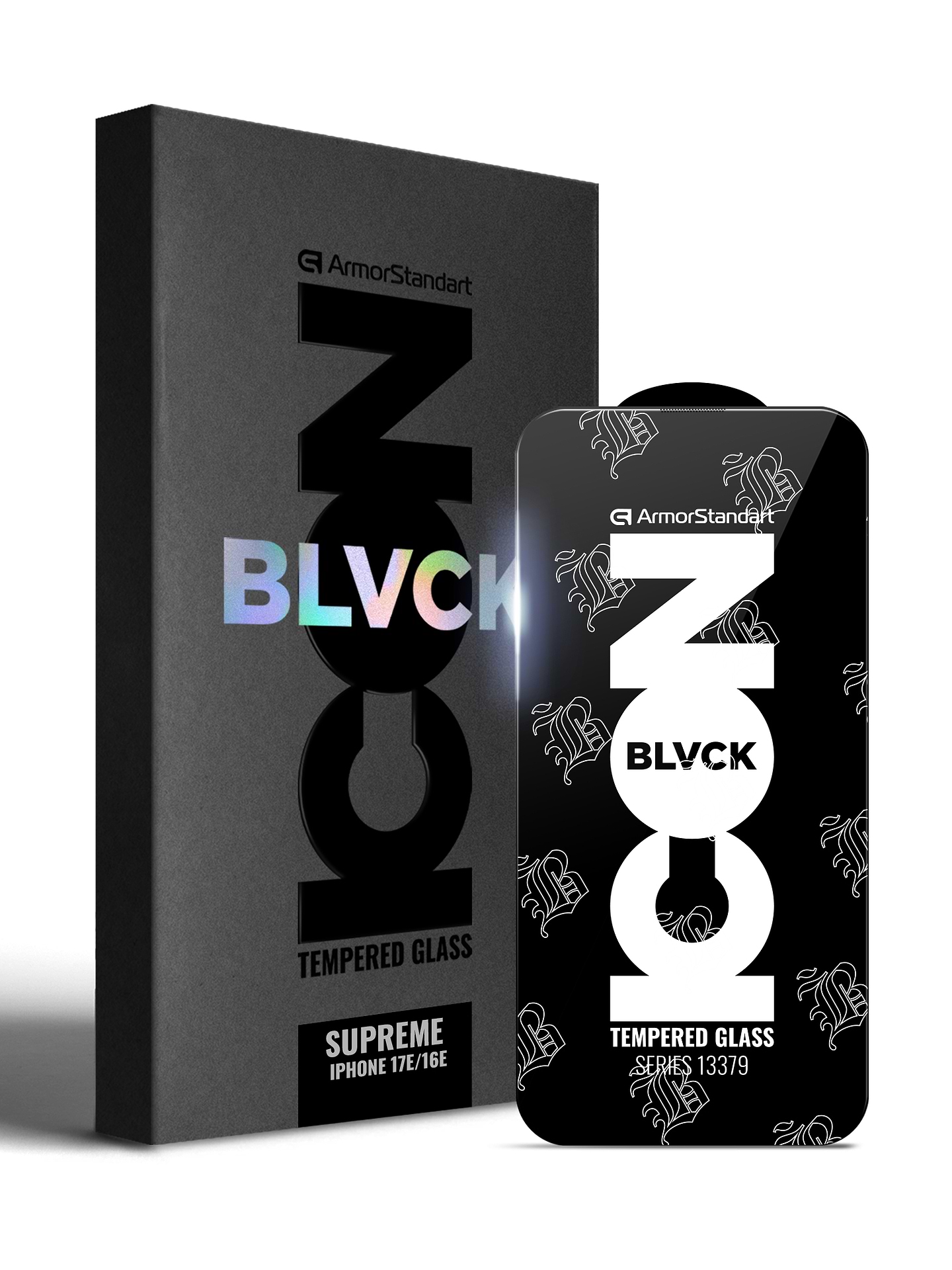 Защитное стекло для смартфона Armorstand Supreme Black Icon for Apple iPhone 17e/16e (ARM84134)