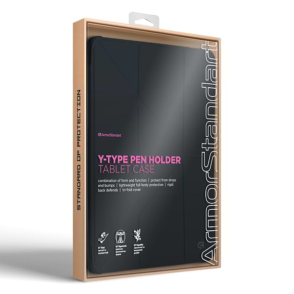 Фото - Чохол для планшету Armorstandart Y-Type PEN for iPad 10.2 (2021/2020/2019) Black (ARM77494)