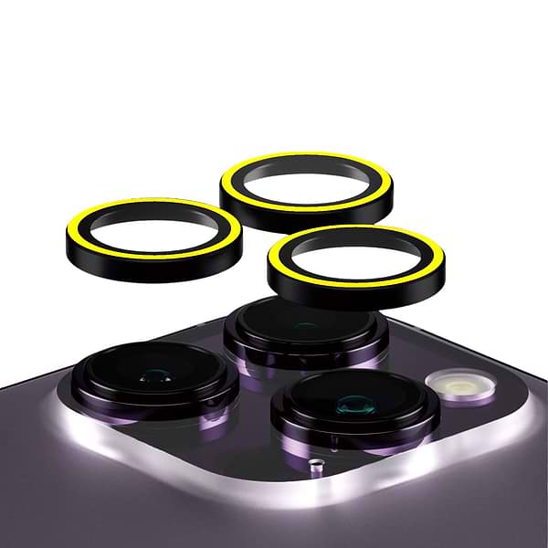 Фото - Захисне скло для смартфону Armorstandart для камери AR for iPhone 14 Pro / 14 Pro Max Yellow (ARM76146)