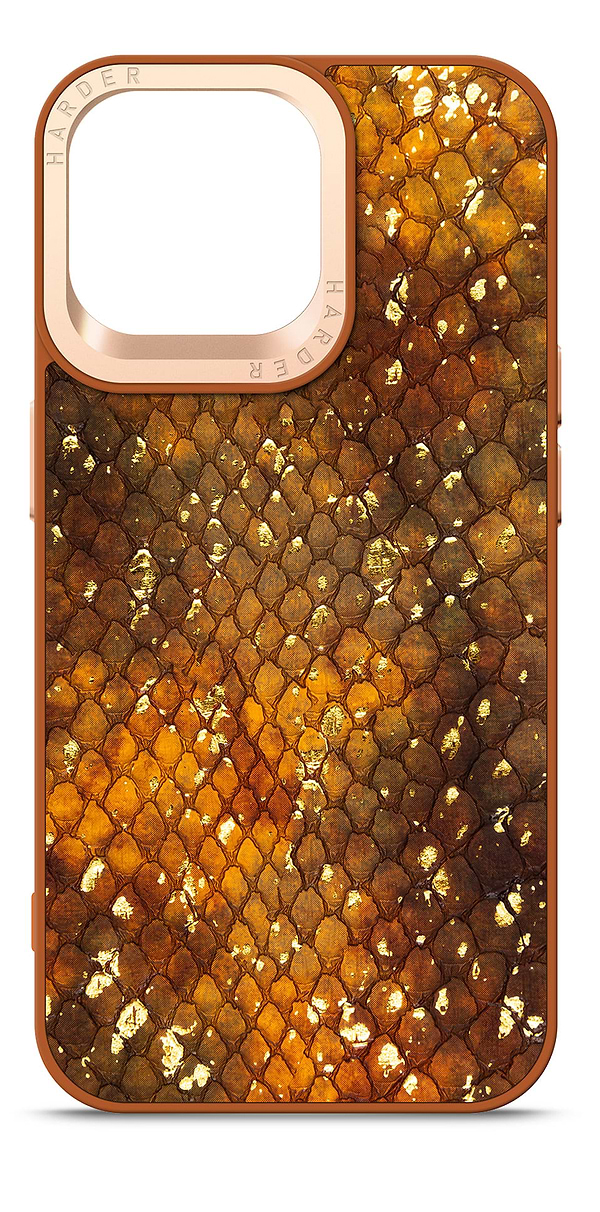 Фото - Чохол для смартфону Harder Nagas for Apple iPhone 14 Pro Max Brown (ARM76760) Фото - Чохол для смартфону Harder Nagas for Apple iPhone 14 Pro Max Brown (ARM76760)