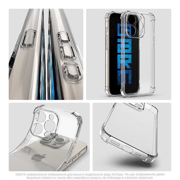 Фото - Чехол для смартфона Armorstandart Air Force for Xiaomi Redmi Note 14 Pro 5G / Poco X7 Camera cover Clear (ARM79705)