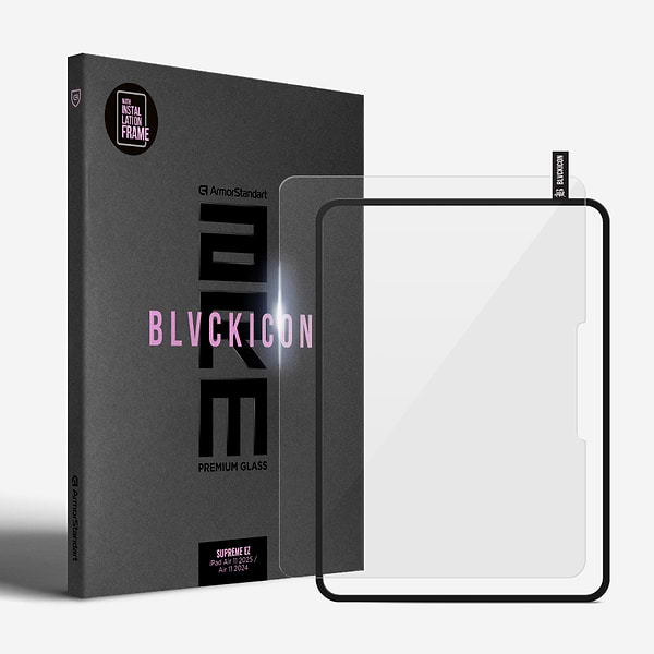 Фото - Захисне скло для планшета ArmorStandart Supreme Black Icon for Apple iPad Air 11 2025 / Air 11 2024 (ARM78105)