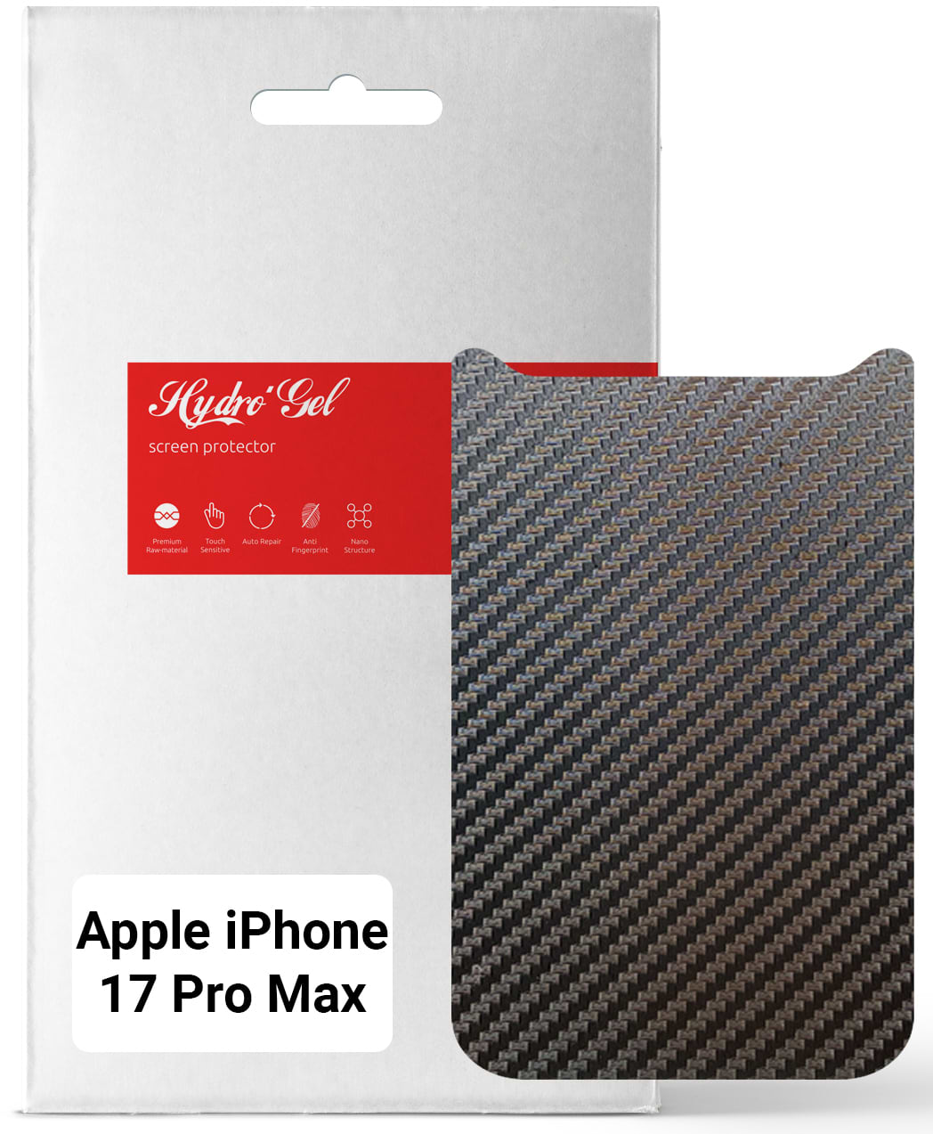 Защитная пленка для смартфона Armorstandart на заднюю панель for Apple iPhone 17 Pro Max Carbone (ARM86199)