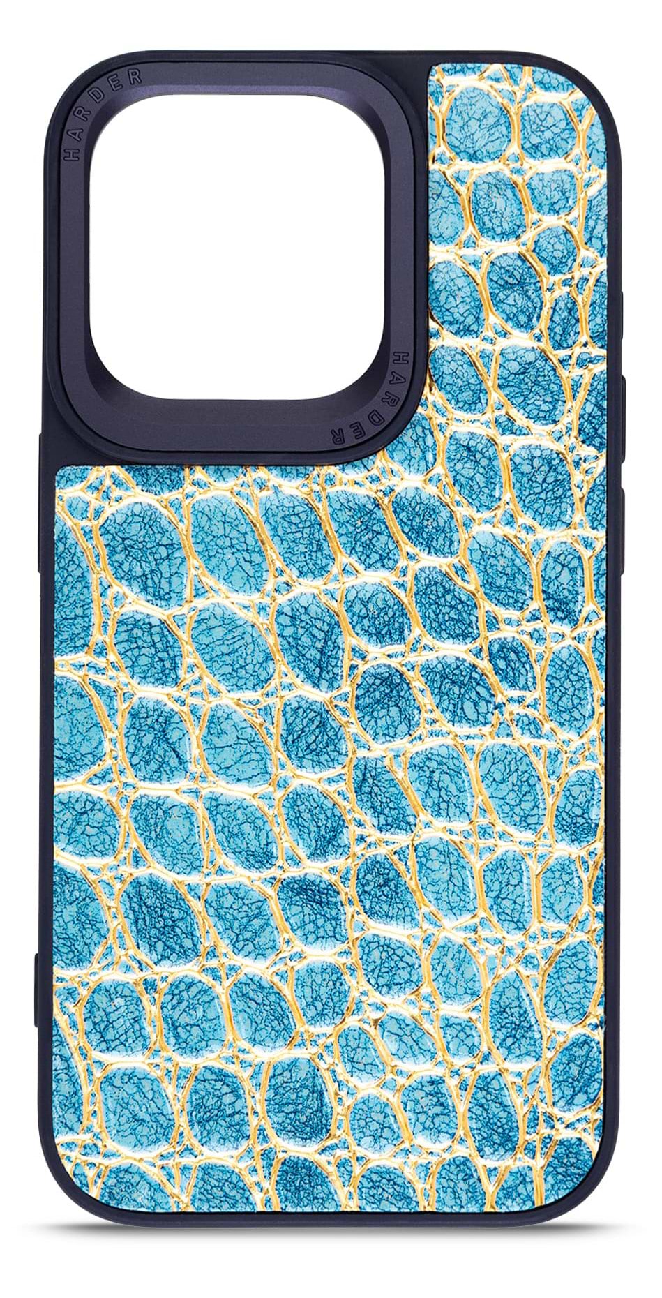 Чехол для смартфона Harder Crocosaur for Apple iPhone 14 Pro Blue (ARM76724) - Фото 1