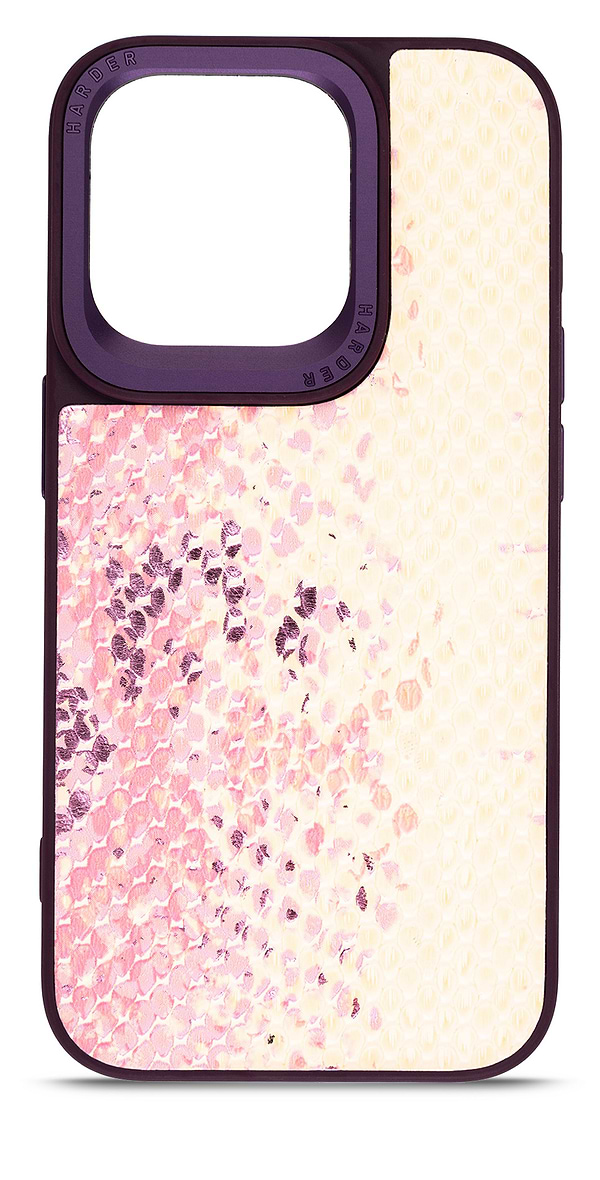 Фото - Чохол для смартфону Harder Snake Pattern for Apple iPhone 14 Pro Pink (ARM76809) Фото - Чохол для смартфону Harder Snake Pattern for Apple iPhone 14 Pro Pink (ARM76809)