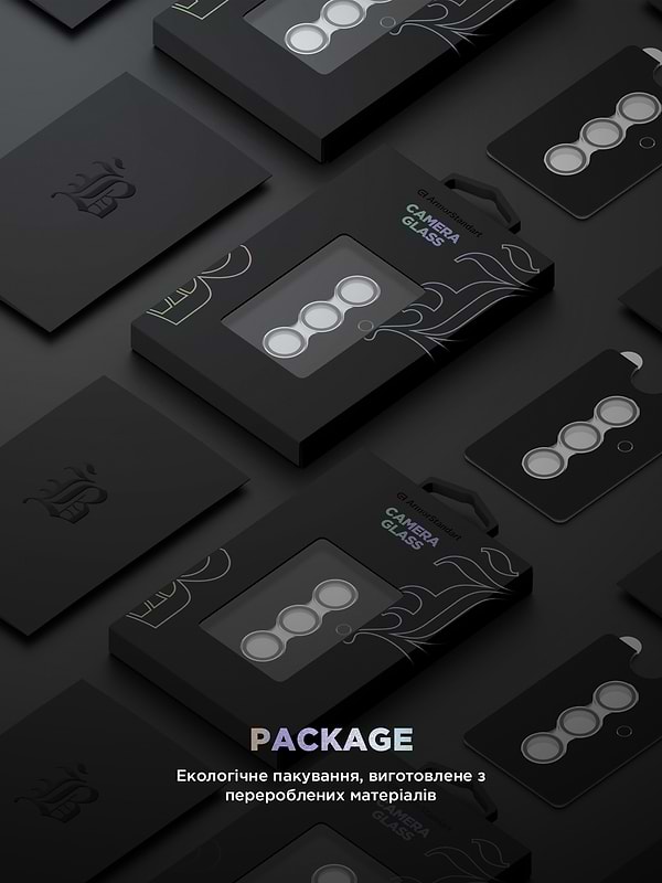 Фото - Захисне скло для смартфону Armorstandart для камери Supreme Black Icon for Samsung S24 Clear (ARM76614)