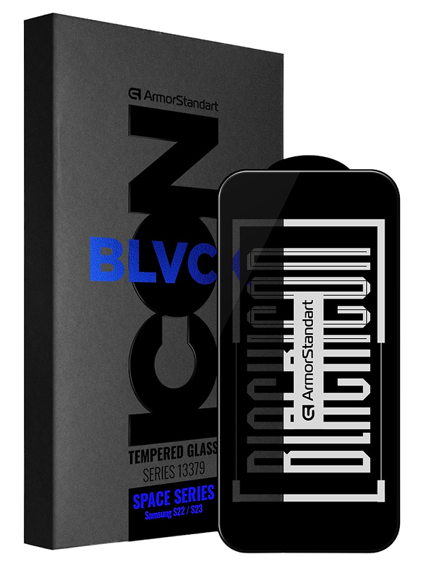 Фото - Защитное стекло для смартфона Armorstandart Space Black Icon for Samsung S22 / S23 (ARM76117)