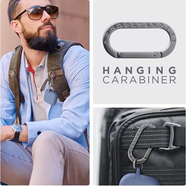 Фото - Чохол для навушників Armorstandart Hang Case for Apple AirPods 4 Lavender (ARM81282)