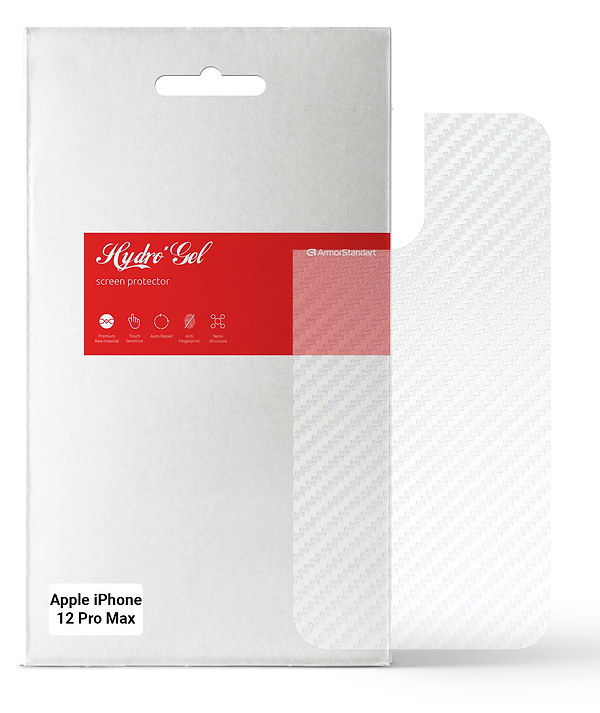 Фото - Захисна плівка для смартфону Armorstandart на задню панель for Apple iPhone 12 Pro Max Carbone Transparent (ARM61073)