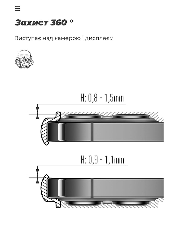 Фото - Чохол для смартфону Armorstandart ICON for Samsung M35 5G (M356) Camera cover Blue (ARM77973)