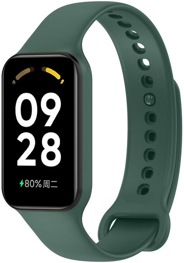 Фото - Ремінець для фітнес-браслету Armorstandart for Xiaomi Mi Band 8 Active / Redmi Smart Band 2 Dark Green (ARM73996)