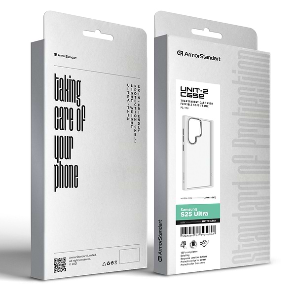 Фото - Чехол для смартфона Armorstandart UNIT2 for Samsung S25 Ultra Matte Clear (ARM81845)