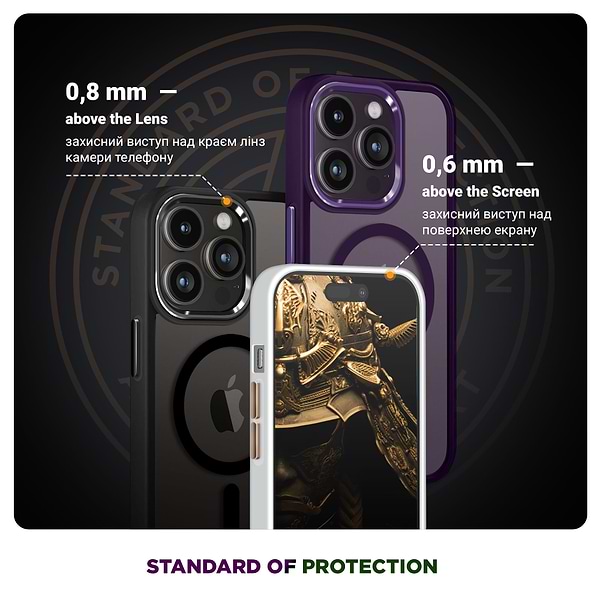 Фото - Чохол для смартфону Armorstandart Unit MagCase for Apple iPhone 17 Black (ARM86281)