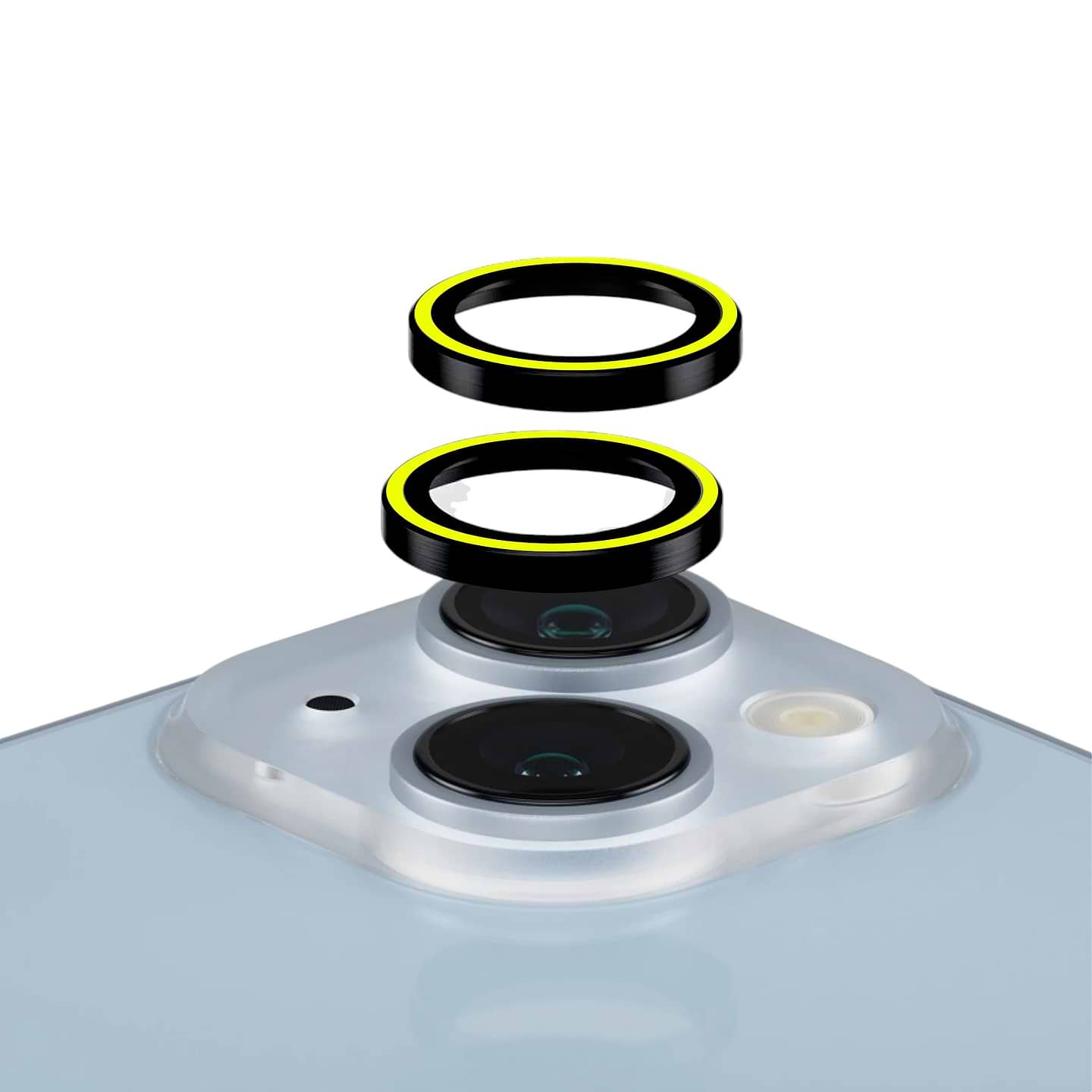 Защитное стекло для смартфона Armorstandart для камеры AR for iPhone 15 / 15 Plus Yellow (ARM76132)