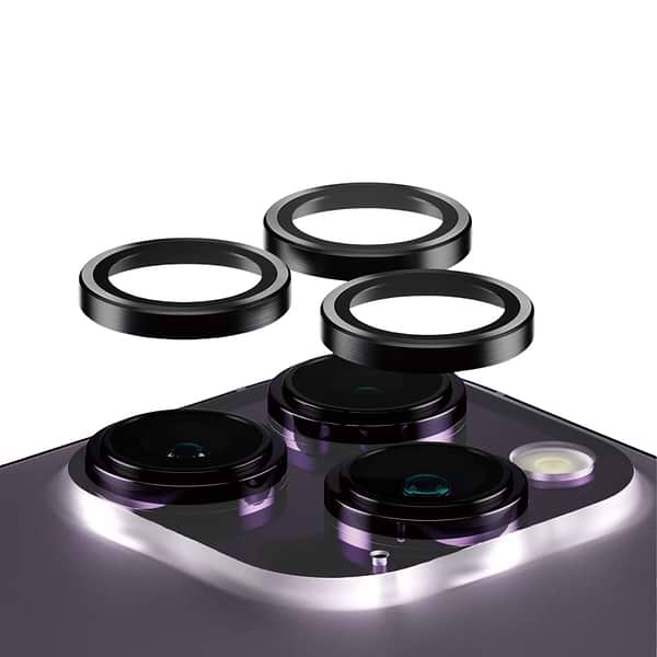 Фото - Захисне скло для смартфону Armorstandart для камери AR for iPhone 15 Pro / 15 Pro Max Black Titanium (ARM76120)
