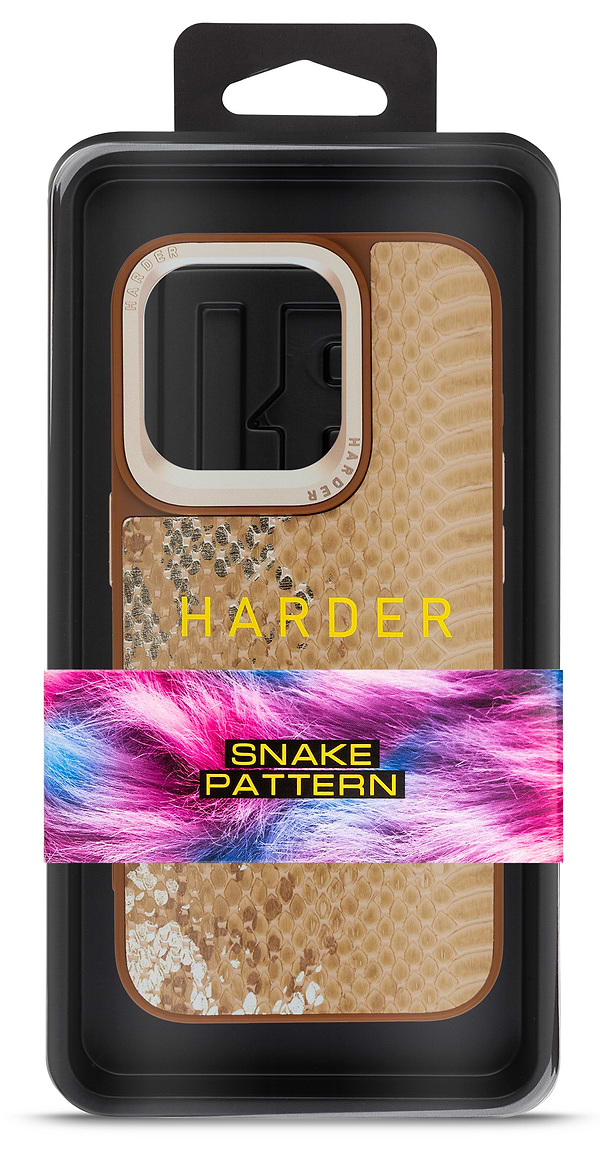 Фото - Чехол для смартфона Harder Snake Pattern for Apple iPhone 15 Pro Beige (ARM76794)