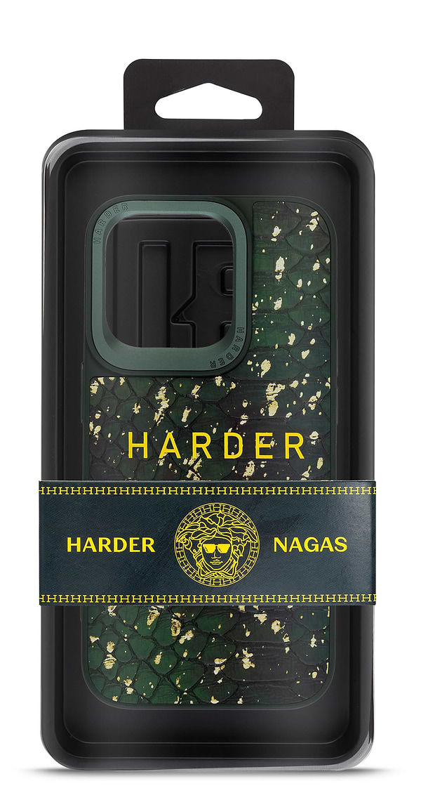 Фото - Чохол для смартфону Harder Nagas for Apple iPhone 15 Pro Green (ARM76738)