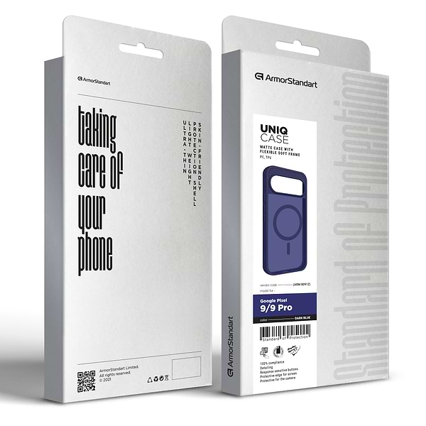 Фото - Уценка - Чехол для смартфона ArmorStandart Uniq MagCase для Google Pixel 10 / 10 Pro / 9 / 9 Pro Dark Blue (ARM80912)