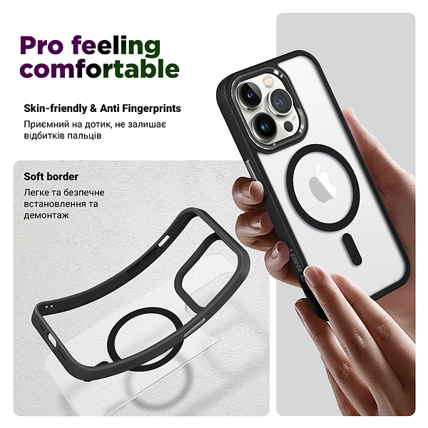 Фото - Чохол для смартфону Armorstandart Unit MagCase for Apple iPhone 17 Black (ARM86281)