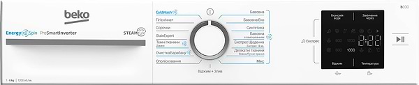 Фото - Пральна машина Beko BM1WFSU36243WW
