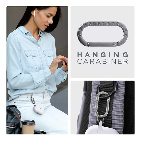 Фото - Чехол для наушников Armorstandart Hang Case for Apple AirPods Pro 3 White (ARM88284)