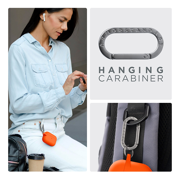 Фото - Уценка - Чехол для наушников Armorstandart Hang Case for Apple AirPods Pro 3 Orange (ARM88278)