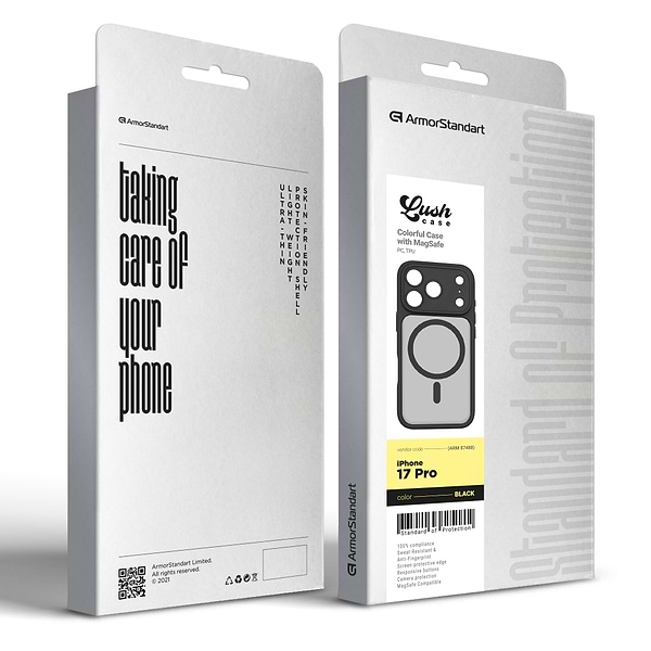 Фото - Чехол для смартфона Armorstandart Lush MagCase for Apple iPhone 17 Pro Black (ARM87488)