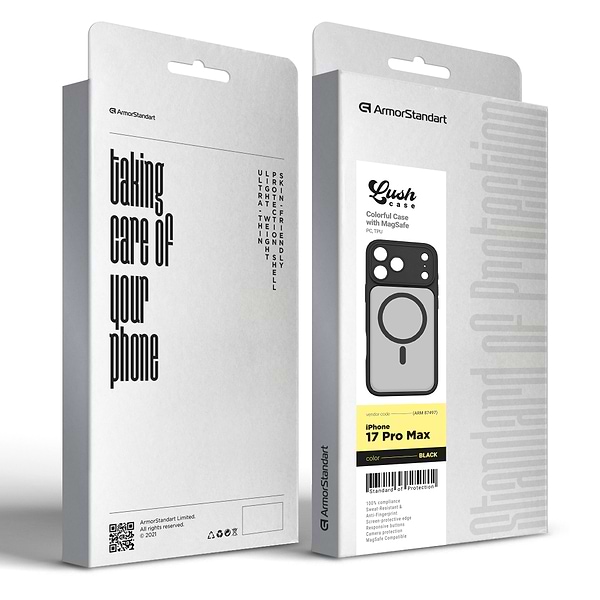 Фото - Чехол для смартфона Armorstandart Lush MagCase for Apple iPhone 17 Pro Max Black (ARM87497)